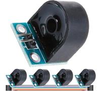 DAOKAI ZMCT103C 5A Sensor de Corriente Monofásico Módulo Micro Transformador de Corriente Salida Activa de Precisión 5mA Max 3000V Medida,con cable Dupont,para Arduino,pack de 5