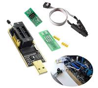 DAOKI CH341A - Programador USB con chip de quemador 24 EEPROM BIOS Writer 25 SPI Flash + clip de prueba Sop8