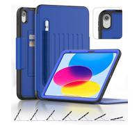 DAORANGE Funda para iPad (A16) 11.ª Generación 11 2025/iPad 10.ª Generación 10,9 2022, Funda de Cuero PU de Protección Completa con Soporte Multiángulo, Portalápiz y Auto Reposo/Activación (Azul)