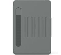 DAORANGE Funda para iPad (A16) 11.ª Generación 11 2025/iPad 10.ª Generación 10,9 2022, Funda de Cuero PU de Protección Completa con Soporte Multiángulo, Portalápiz y Auto Reposo/Activación (Gris)