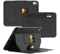 DAORANGE Funda para iPad (A16) de 11ª/10ª generación (11 pulgadas 2025/10.9 pulgadas 2022), funda de negocios a prueba de golpes con soporte magnético, encendido y apagado automático, soporte para