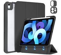 DAORANGE Funda para iPad Air 5ª/4ª Generación 10,9 2022/2020, Ultra Delgado Clarísimo Funda con Portalápiz y Auto Reposo/Activación Función para iPad Air 5/4 10.9" 2022/2020 (Negro)