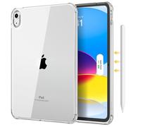 DAORANGE Funda transparente para iPad (A16) de 11ª/10ª generación de 11 pulgadas, ultra delgada y ligera, suave TPU transparente a prueba de golpes con borde elevado resistente a los impactos para