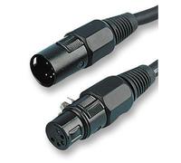 DAP AUDIO Cable DMX de 5 Pines, Macho a Hembra, 20m, Negro