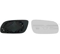 TYC Europe B.V. Cristal de espejo retrovisor exterior 337-0037-1 lado del copiloto tamaño mediano