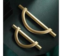 DAPANIY Tiradores dorados para armario (96 mm)