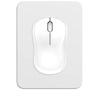 Dapesuom - Alfombrilla ratón pequeña, 15,2 x 20,3 cm, goma texturizada prémium, antideslizante, portable, lavable, mujer, portátil, bandeja teclado, jugar, trabajar, PC, oficina, viajes, gris espacio