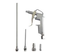 Dapetz ® Pistola de soplado de aire, accesorios de compresor de aire, boquilla, plumero, limpiador de herramientas de aire, extensión de aluminio con 3 cabezales, 2 conectores, conector de agarre de