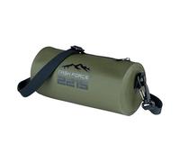 daph Task Force TF-2215 Bolso Cilíndrico Cruzado, Verde Oliva, Material 600D TPU, Resistente al Agua, Correa Ajustable, 26x12 cm