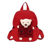 DaPongZhi Mochila Personalizada Bebe Guarderia,Mochilas Infantiles Personalizadas con Nombre Bordado,Mochila Escolar con Oso Desmontable Colegio,para Niñas/Niños de Guardería y Primaria