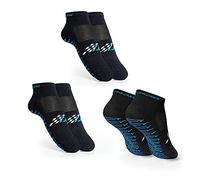 DAPPER RACING | Pack de 3 pares de calcetines simracing con silicona antideslizante en la suela | Agarre óptimo en talones y pedales de conducción | Tejido transpirable y cómodos. (EU 35-38)