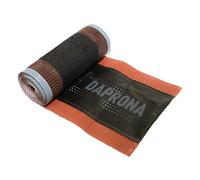DAPRONA Cinta de cumbrera Alu Super Vent 320mm x 5m Rojo (RAL 8004) Cumbrera en rollo para una cobertura óptima de la cumbrera, adhesivo superbutilo