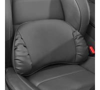 Dapucarin Cojin Lumbar Coche, Cojín de Soporte Lumbar Ergonómico, Almohada Lumbar Respaldo de Espuma Viscoelástica para Asiento de Automóvil, Silla de Oficina y Gaming, Negro, 1 Unidad
