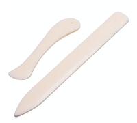 DAQIEPIN 2 Piezas Juego De Dobleces De Papel Para Manualidades De Papel Carpeta Hueso Plástico Para Doblar Papel o Cartulinas Finas Para Manualidades Tarjetas,Suministros De Oficina