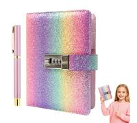 daqoupzi Diario con candado, diario con código para niñas, diario para niñas, set de cuaderno con código, regalos geniales para niñas 8, 9, 10, 11, 12, 13 años, regalo de cumpleaños