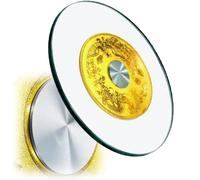 DAQXYH 60cm 80cm 100cm Bandeja Giratoria De 360°, Redonda Lazy Susan De Vidrio Templado, Plato Giratorio para Servir para Mesa De Comedor De Cocina(24inch(60cm))