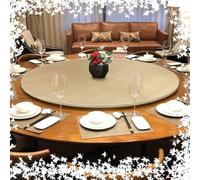 DAQXYH 80cm Bandeja Giratoria Grande Para Mesa De Comedor, Bandeja Giratoria Para Servir En La Cocina Del Hogar, Bandeja Giratoria De Madera Lazy Susan, Organizador De Mesa Giratorio Redondo, 6 Colore