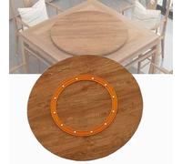 DAQXYH Plato Giratorio De Madera Lazy Susan, 90cm, Oak