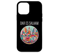 Dar es Salaam Tanzania paisaje Art Deco Carcasa para iPhone 12 mini