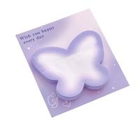 Dar - Hojas grandes de 7,7 cm con notas de historial coloridas, blocs de notas autoadhesivas en forma especial, pegatinas luminosas para notas de oficina, reutilizables, pegatinas de recuerdo estético