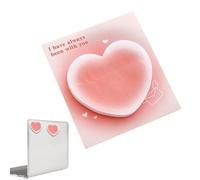 Dar - Hojas grandes de 7,7 cm con notas de historial coloridas, blocs de notas autoadhesivas en forma especial, pegatinas luminosas para notas de oficina, reutilizables, pegatinas de recuerdo estético