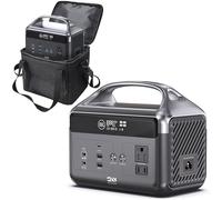 DaranEner - Estación de energía portátil de 192 Wh con batería LiFePO4, generador solar con bolsa de almacenamiento, 2 unidades de CA 300 W (600 W de pico), USB-C 60 W PD, recarga rápida para camping