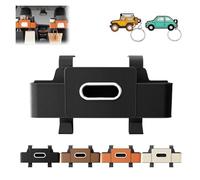 DARBCGH Lo último en Almacenamiento 3 en 1 for el Asiento Trasero del automóvil: fácil instalación(Black)