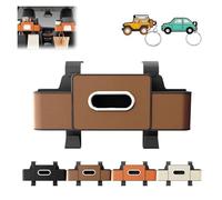 DARBCGH Lo último en Almacenamiento 3 en 1 for el Asiento Trasero del automóvil: fácil instalación(Brown)