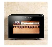 DARBCGH Mini Enfriador de Puros y Vino: 25 L, Almacenamiento Doble, diseñado for Escritorio o apartamento(A)