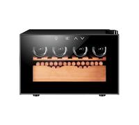 DARBCGH Mini Enfriador de Puros y Vino: 25 L, Almacenamiento Doble, diseñado for Escritorio o apartamento(B)