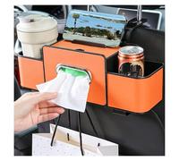 DARBCGH Organizador de automóvil for Llevar: se cuelga detrás del Asiento Delantero(Orange)