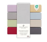 DarBene Sabana Bajera Ajustable Premium - Sabana Bajera Algodon - Sabanas Bajeras Cama - Algodón Premium Peinado - Certificado OEKOTEX - 90x200x30 cm - 1 ud., Gris Claro