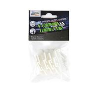 Darda 50471 Racetrack 4 conectores de bucle complementarios, expansión, juego de accesorios para carreras de coches, pistas de instalación, para niños a partir de 5 años, transparente, tamaño estándar