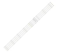 DARDDI Retroiluminación Tv 4 Tiras Retroiluminación Led Para 43PUS6162/12 43PUS6503/62 43PUS6412/12 43PUS6262/12 LB43104 V0_02 03 LBM430M0801-BW-3