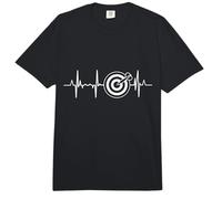 Dardo Latido del corazón dardo línea del corazón Jugador Comfort Colors Adult Heavyweight T-Shirt