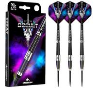 Dardos Mission Occult Darts Black & Coral 90% Tungsten Dardos Punta de Acero 25 g