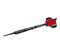 Dardos Softdart Karella Fighter, Negro, 90% Tungsteno, 20 g