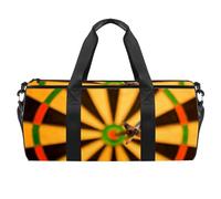 Dardos Tablero de dardos Ojo de toro Deportes Gimnasio Bolsa de entrenamiento Bolsa de viaje Bolsa de mano Bolsa de equipo para mujeres y hombres, multicolor, 17.7x9x9 inches