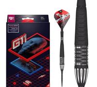 Dardos Target Phil Taylor Gen 11 Power 9-Cinco Dardos Punta Acero Punta Suiza, 95% Tungsteno Raw Power G11, 24G | Dardos Phil Taylor Generación 11, Dardos Edición Jugador Punta Suiza