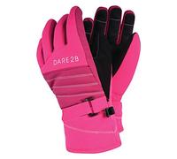 Dare 2b Abundant Waterproof Thinsulate Lined Insulated Ski and Snowboard Glove with Inner Stretch Cuffs Guantes, niña, Rosa cibernética, 13