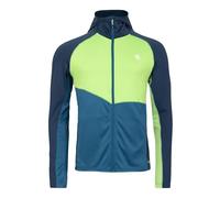 Dare 2b AssimilateI II Core - Chaqueta elástica con cremallera completa para hombre, Moonlight Denim/Green Flash, L