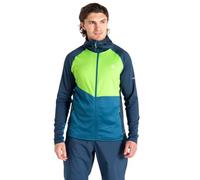 Dare 2b AssimilateI II Core - Chaqueta elástica con cremallera completa para hombre, Moonlight Denim/Green Flash, L