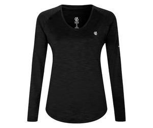 Dare 2b Camiseta Ligera de Fitness para Mujer Discern de Manga Larga, Ropa para Correr, Yoga y Pilates