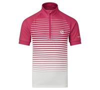Dare 2b Go Faster - Maillot Elástico Y Ligero De Secado Rápido, Dos Bolsillos Con Compartimentos Y Detalles Reflectantes Cycle Tops, Niñas, Active Pink/White, 15-16