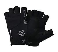 Dare 2b Guantes de Ciclismo para Hombre, Ligeros, elásticos, Resistentes, ergonómicos, Talla M, Color Negro