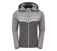 Dare 2b Herald - Sudadera con Capucha de Efecto Punto con Cremallera para Mujer, Ash/Charcoal Grey, FR: XL (Talla del Fabricante: 16)