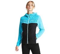 Dare 2b Herald - Sudadera con Capucha de Efecto Punto con Cremallera para Mujer, Color Azul y Negro, FR: XL (Talla del Fabricante: 16)