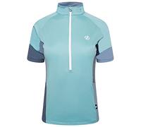 Dare 2b Maillot CompassionIIJrsey Reciclado, Ligero, de Manga Corta y Media Cremallera con Tejido Q-WIC Plus Apto para Senderismo y Ciclismo