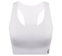 Dare 2b Sujetador deportivo Dont Sweat It II para mujer, blanco, L - Bust 39.5" (100.33cm)