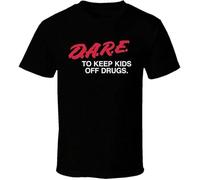 Dare Keep Kids Off Drugs Anti Drug Retro T Shirt Black L